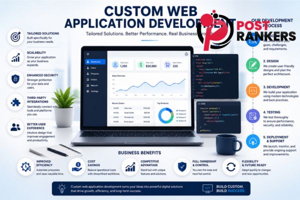 Custom Web Application Development: Building Digital Solutions That Drive Business Growth Custom Web Application Development