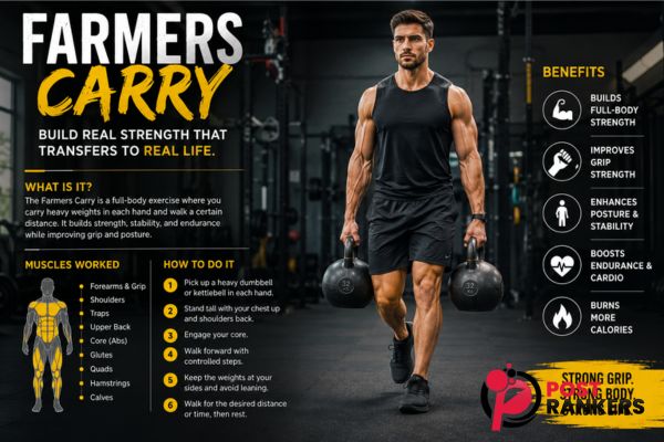 Farmers Carry: The Simple Exercise That Builds Real-World Strength and Total-Body Power farmers carry