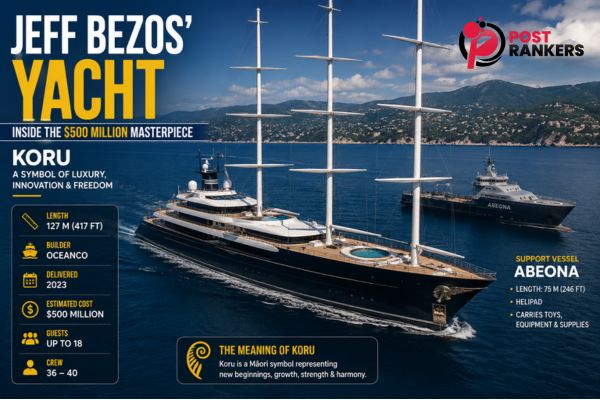 Jeff Bezos Yacht: Inside the $500 Million Sailing Masterpiece That Redefined Luxury Jeff Bezos Yacht